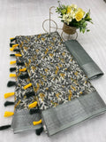 Gadwal Saree with Contrast Pallu | South Indian Silk Tradition