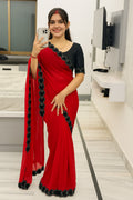Maheshwari Silk Cotton Saree | Handwoven Ethnic Tradition