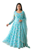 Embroidery Work Kurti with Pant | Festive Occasion Ethnic Wear