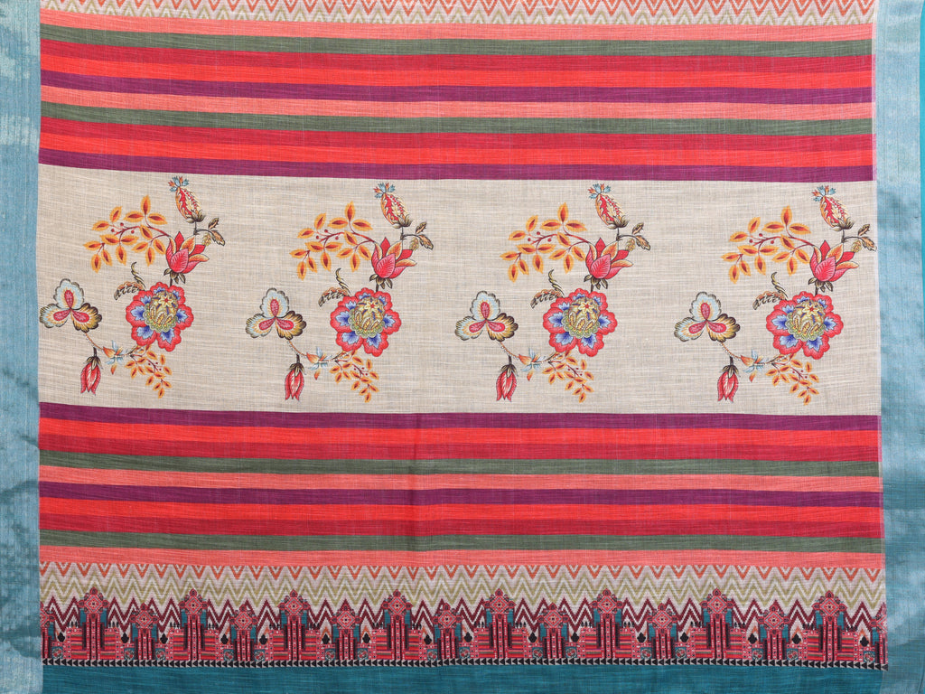 Georgette Saree with Embroidered Border | Party & Function Wear
