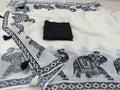 Lugade Saree with Contrast Blouse | Maharashtrian Festival