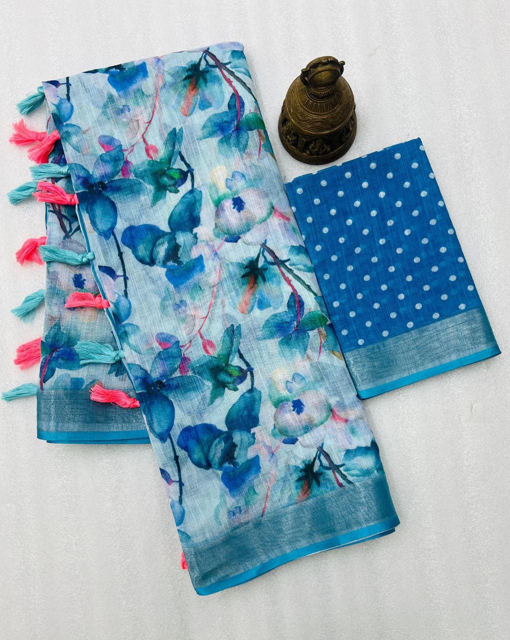 Kerala Kasavu Saree | Pure Cotton with Gold Zari Border