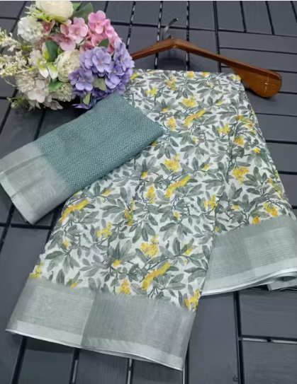 Gadwal Saree with Contrast Pallu | South Indian Silk Tradition