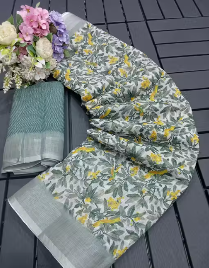 Gadwal Saree with Contrast Pallu | South Indian Silk Tradition