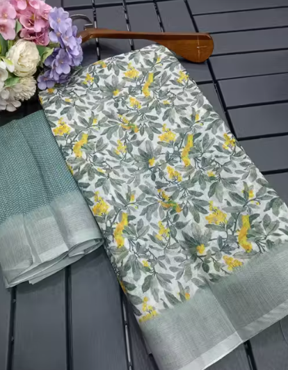 Gadwal Saree with Contrast Pallu | South Indian Silk Tradition