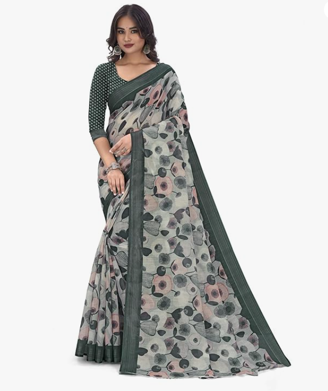 Bomkai Saree with Temple Border | Tribal Handloom Ethnic