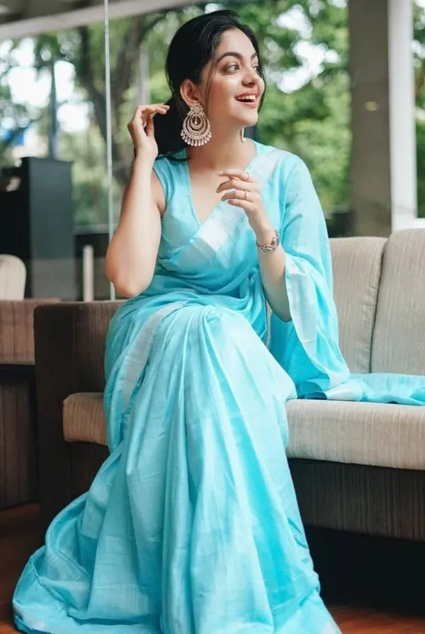 Arani Silk Saree with Contrast Pallu | South Indian Heritage
