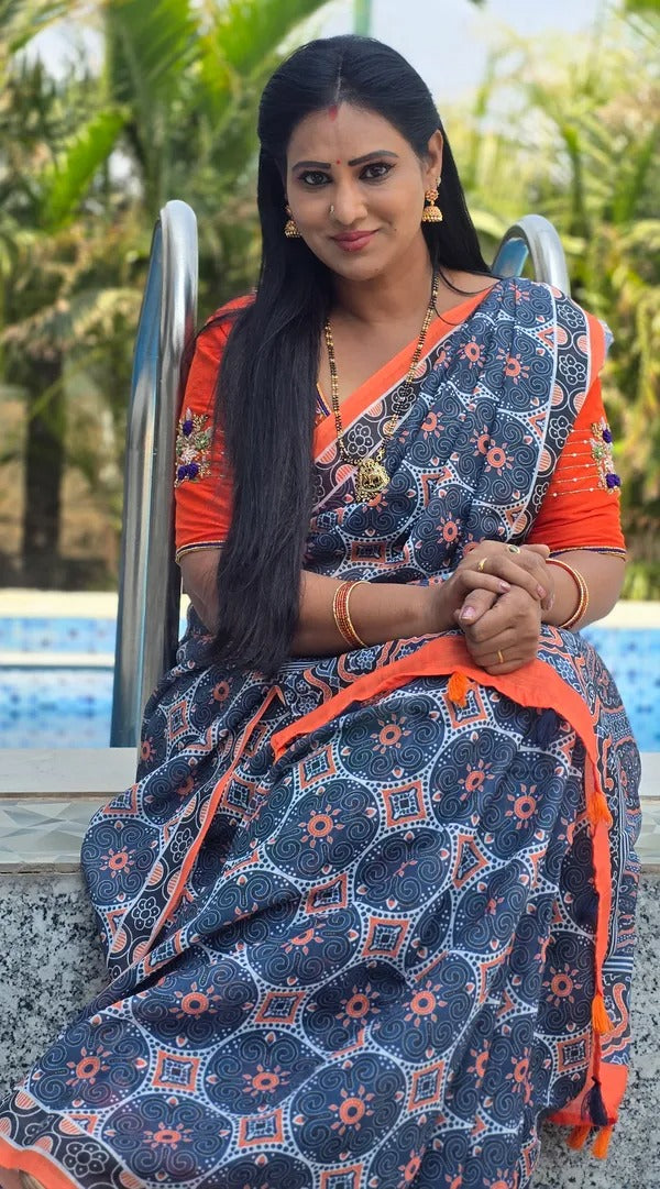 Printed Georgette Saree | Trendy Modern Ethnic Party Wear