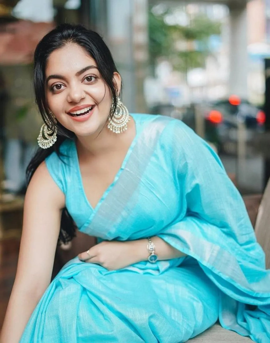 Arani Silk Saree with Contrast Pallu | South Indian Heritage