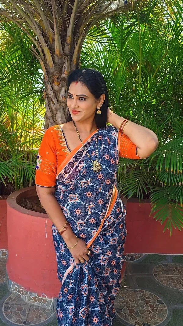 Printed Georgette Saree | Trendy Modern Ethnic Party Wear
