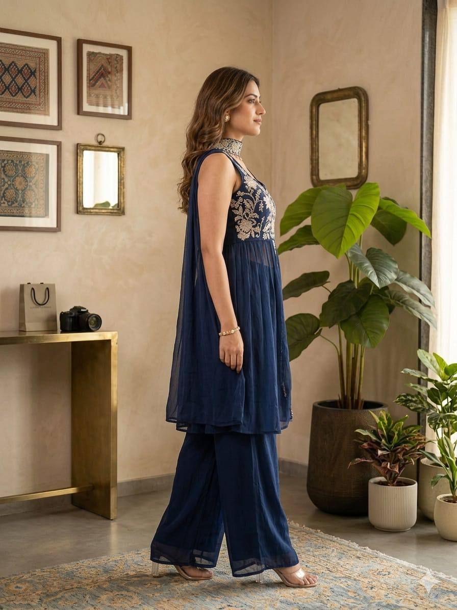 Bandhani Kurti Pant Set | Vibrant Festive Traditional Wear
