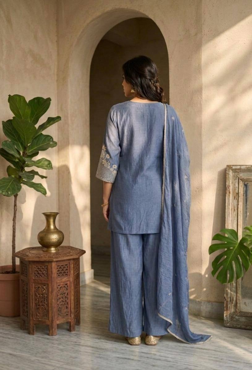 Sequence Kurti Pant Set | Glamorous Party & Evening Wear