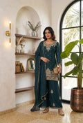 Chanderi Kurti Pant Set | Premium Festive & Occasion Wear