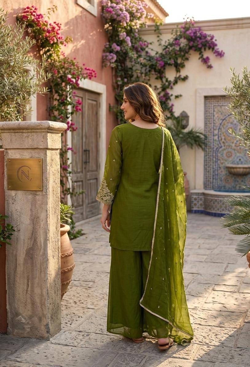 Jaipuri Print Kurti with Pant | Rajasthani Traditional Wear