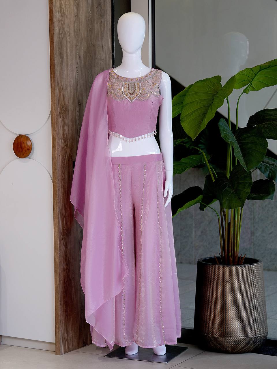 Chikankari Kurti Pant Set | Lucknowi Traditional Ethnic Wear