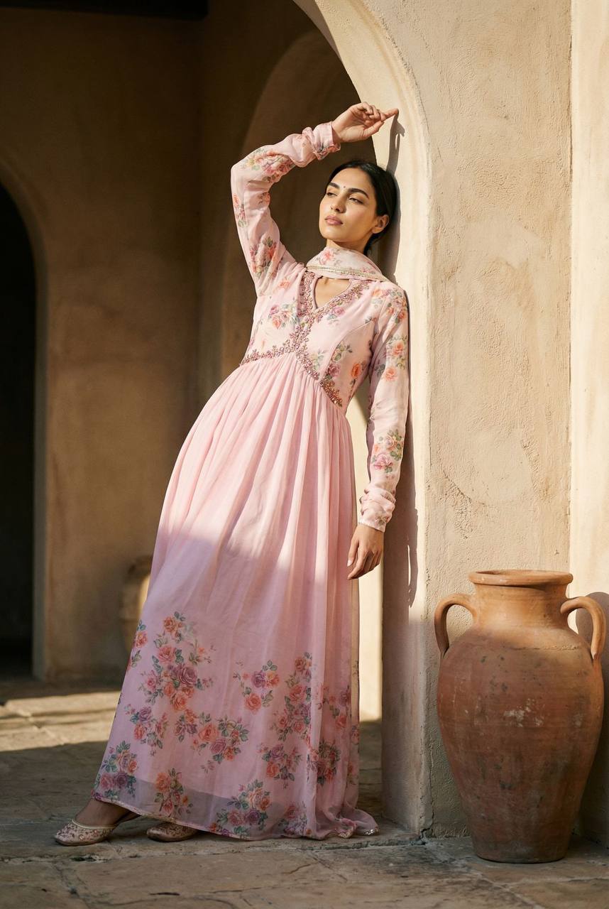 Digital Print Kurti with Pant | Modern Trendy Casual Wear