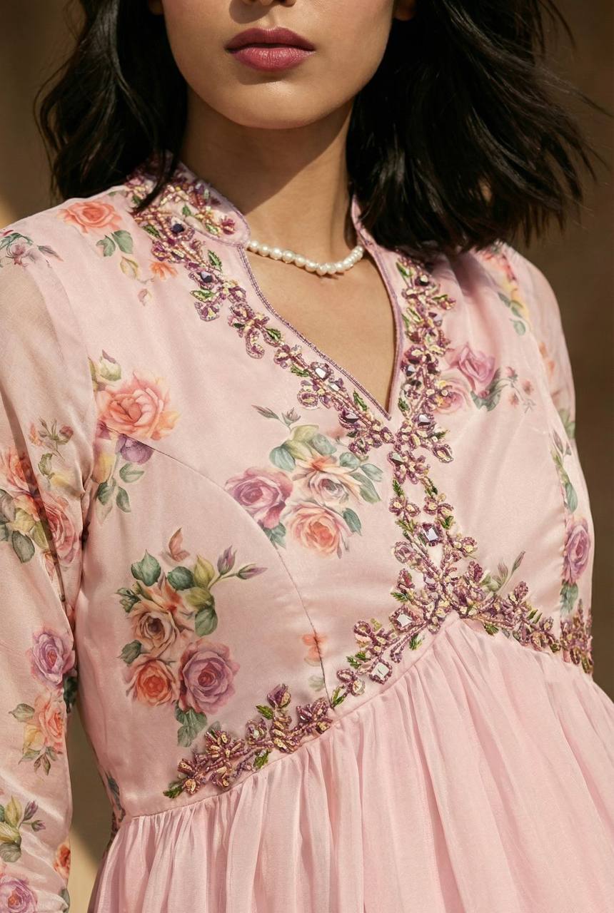 Digital Print Kurti with Pant | Modern Trendy Casual Wear