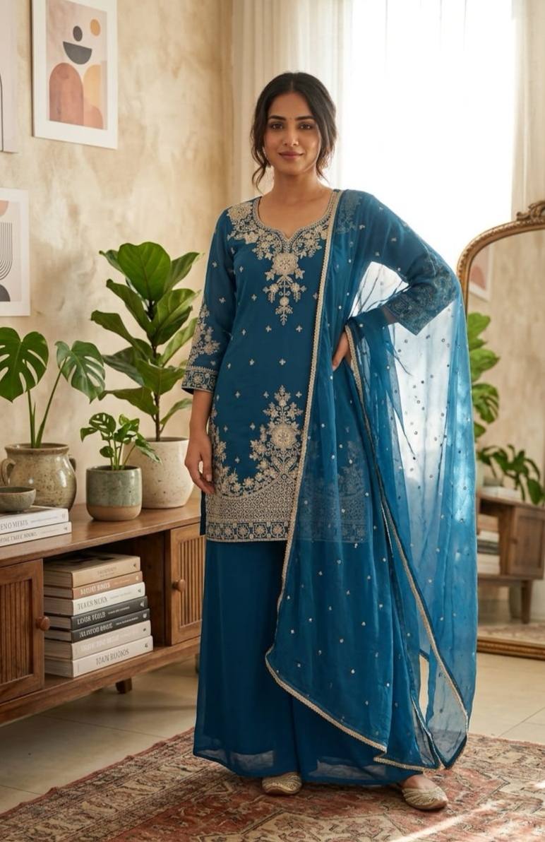 Rayon Kurti with Straight Pant | Office & Casual Ethnic Wear