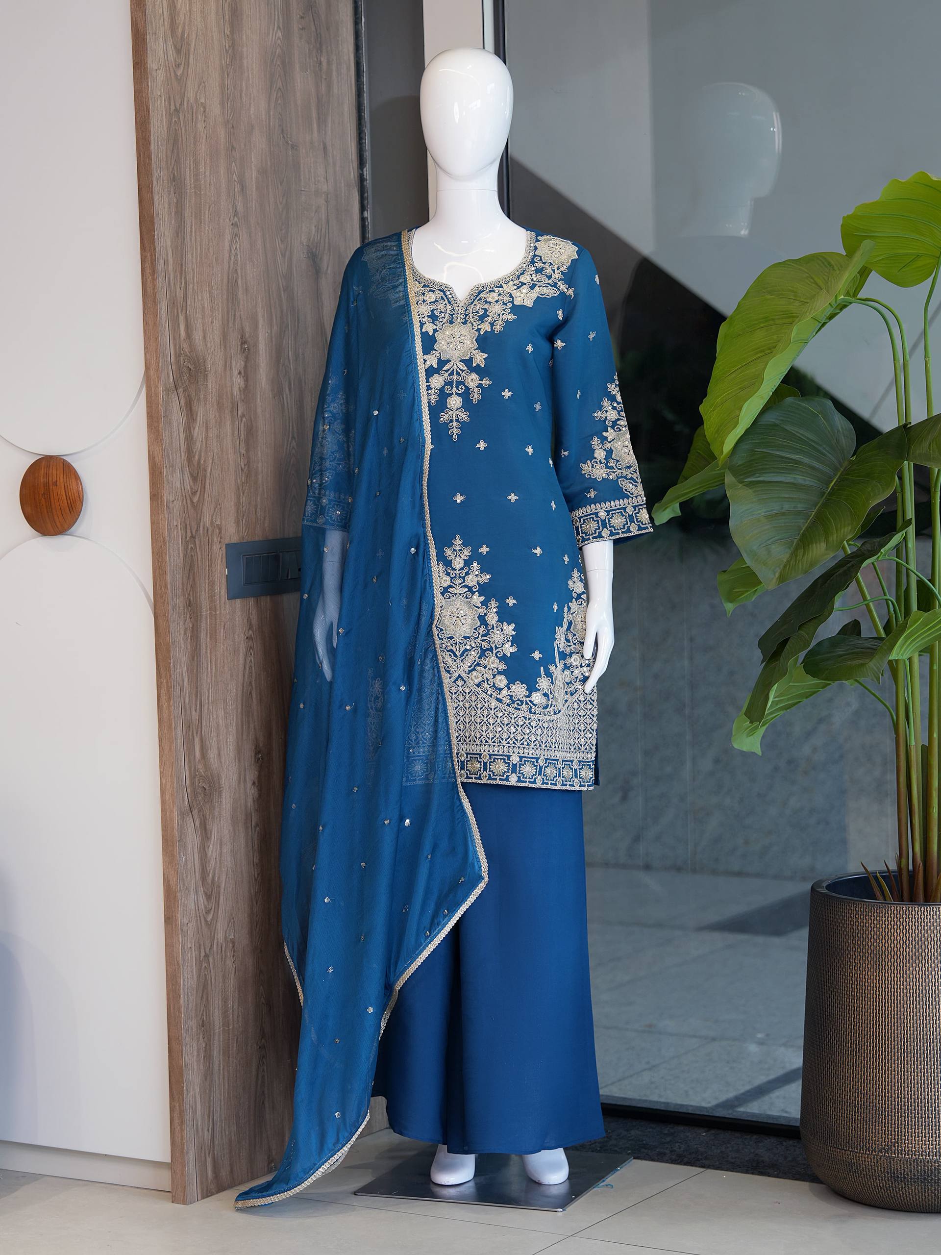 Rayon Kurti with Straight Pant | Office & Casual Ethnic Wear
