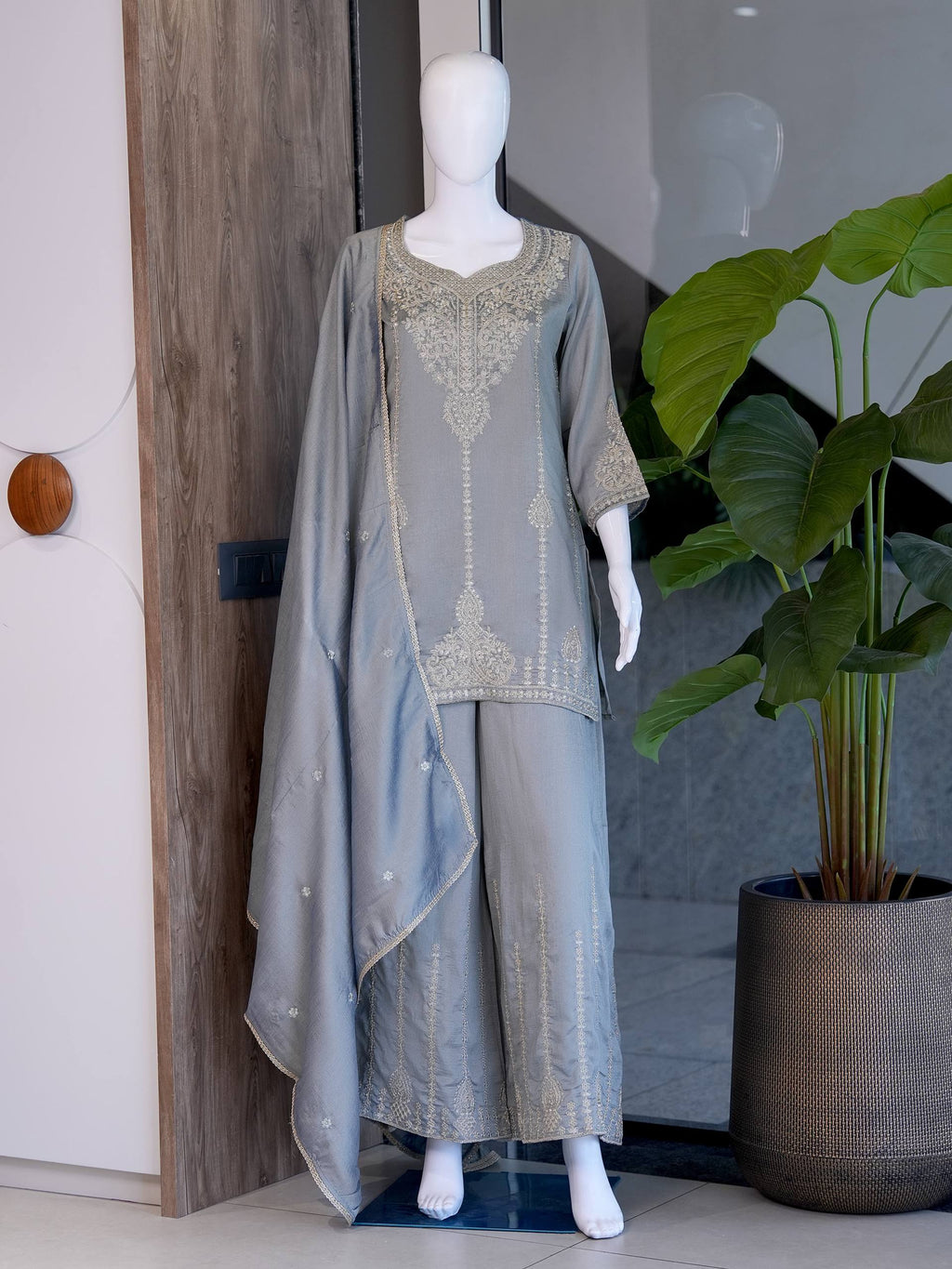 Cotton Anarkali Kurti Pant Set | Festive & Party Ethnic Wear