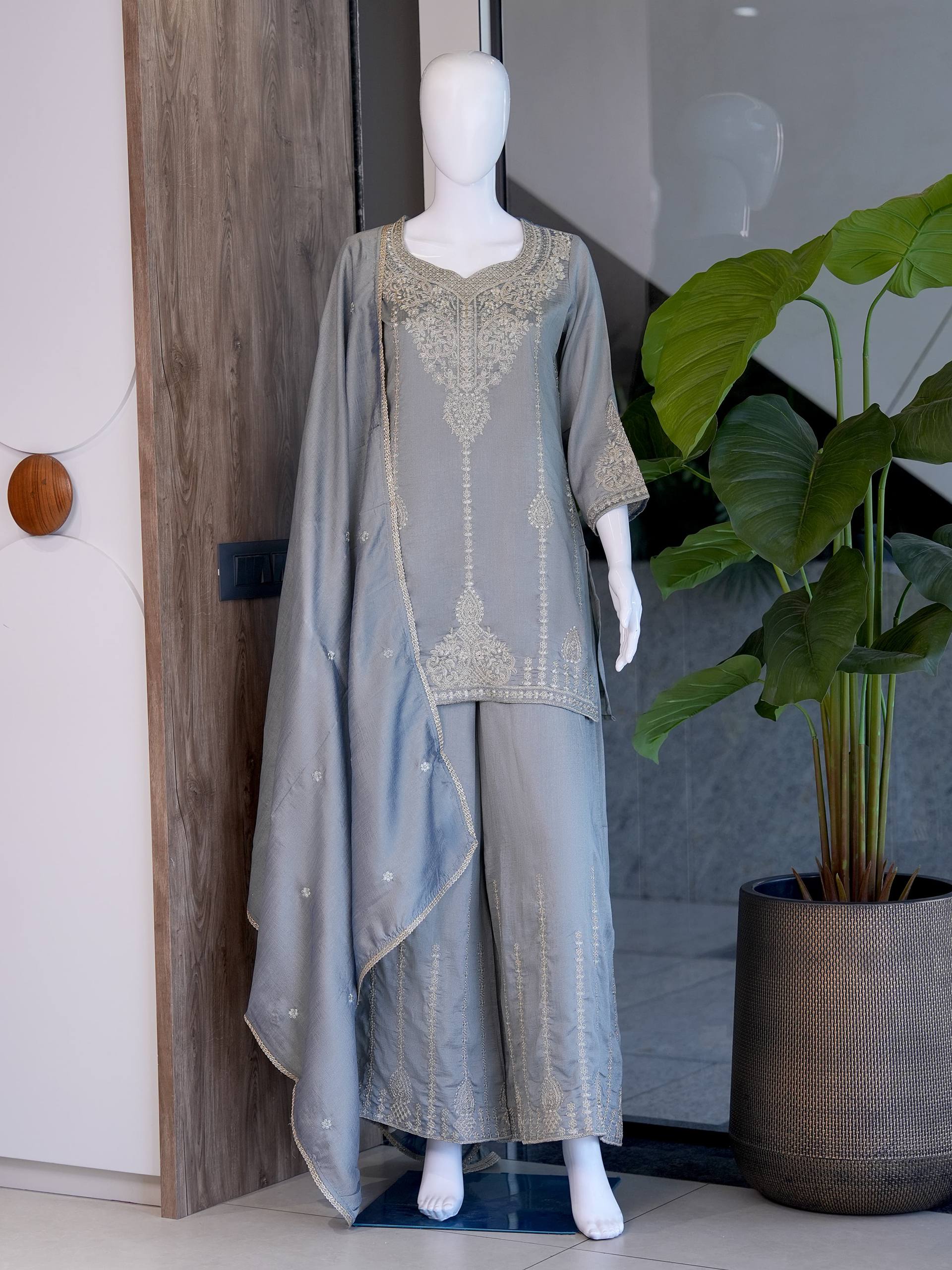 Cotton Anarkali Kurti Pant Set | Festive & Party Ethnic Wear