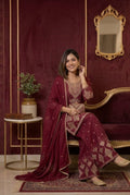 Georgette Kurti with Pant | Graceful Party & Function Wear