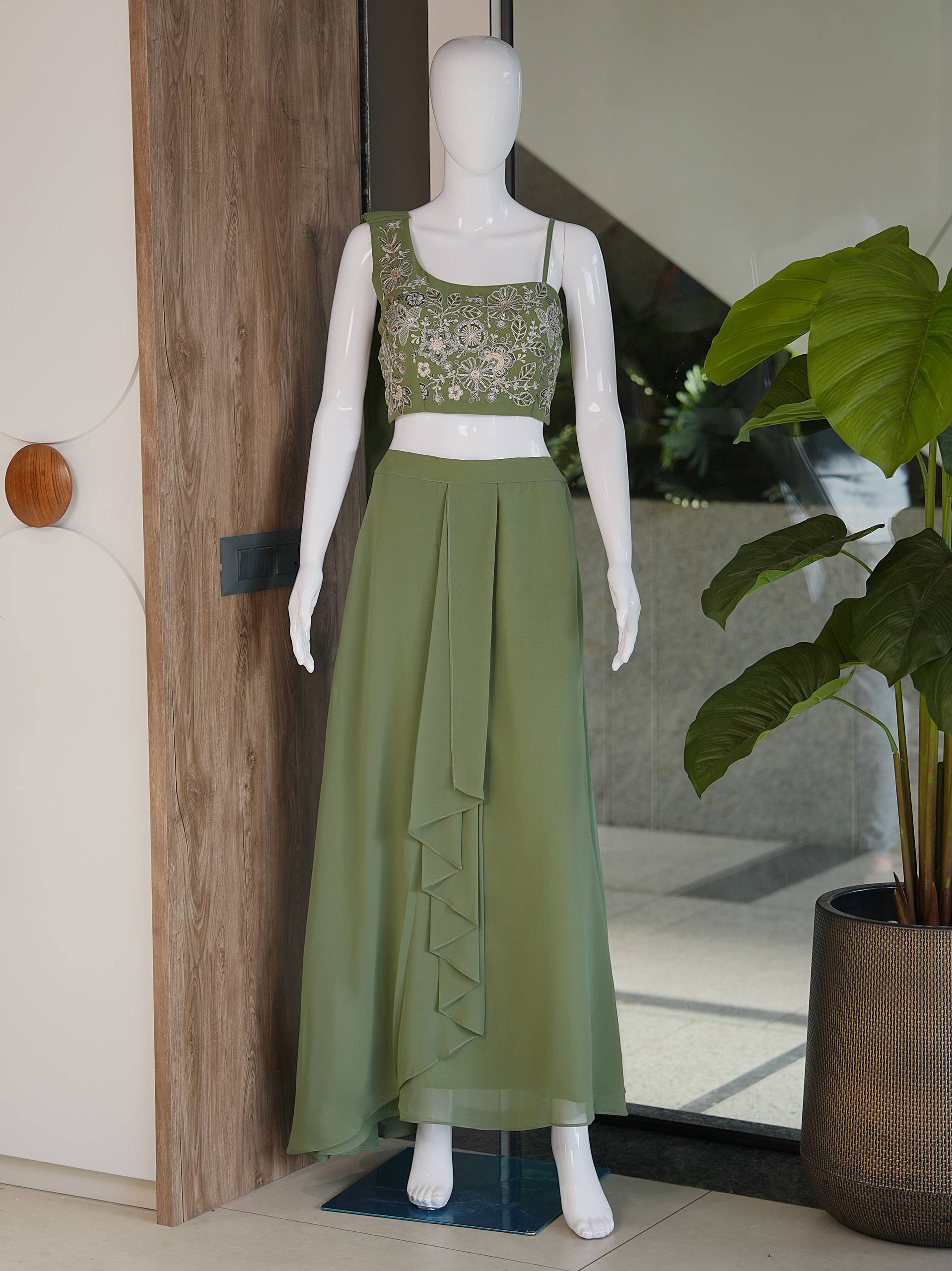 Cotton Anarkali Kurti Pant Set | Festive & Party Ethnic Wear