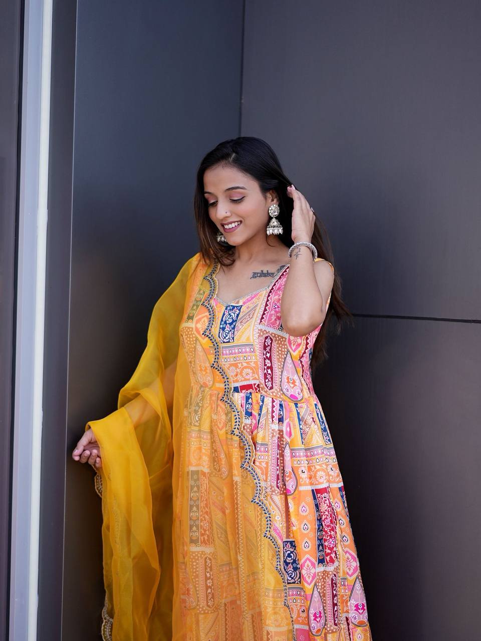 Rayon Kurti with Straight Pant | Office & Casual Ethnic Wear