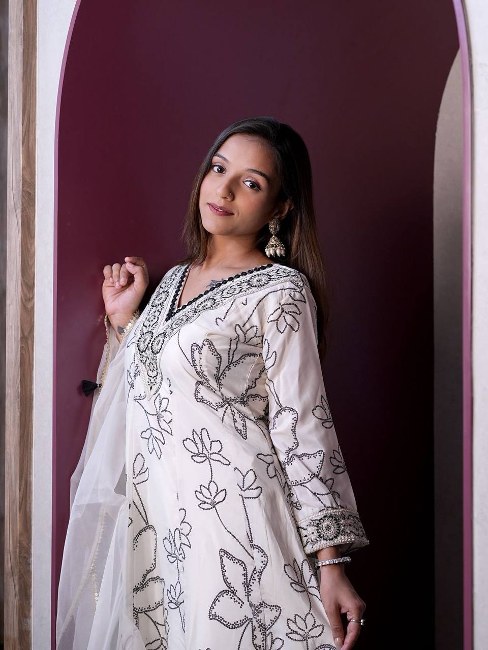 Designer Kurti with Palazzo | Trendy Indo-Western Fusion Wear