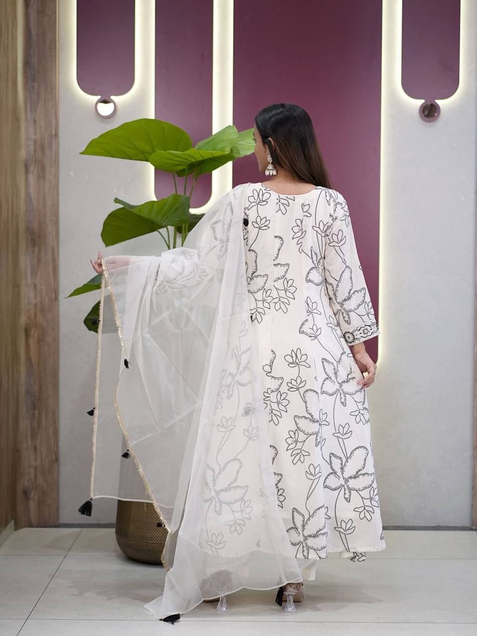 Designer Kurti with Palazzo | Trendy Indo-Western Fusion Wear