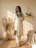 Solid Color Kurti Pant Set | Minimalist Elegant Daily Wear