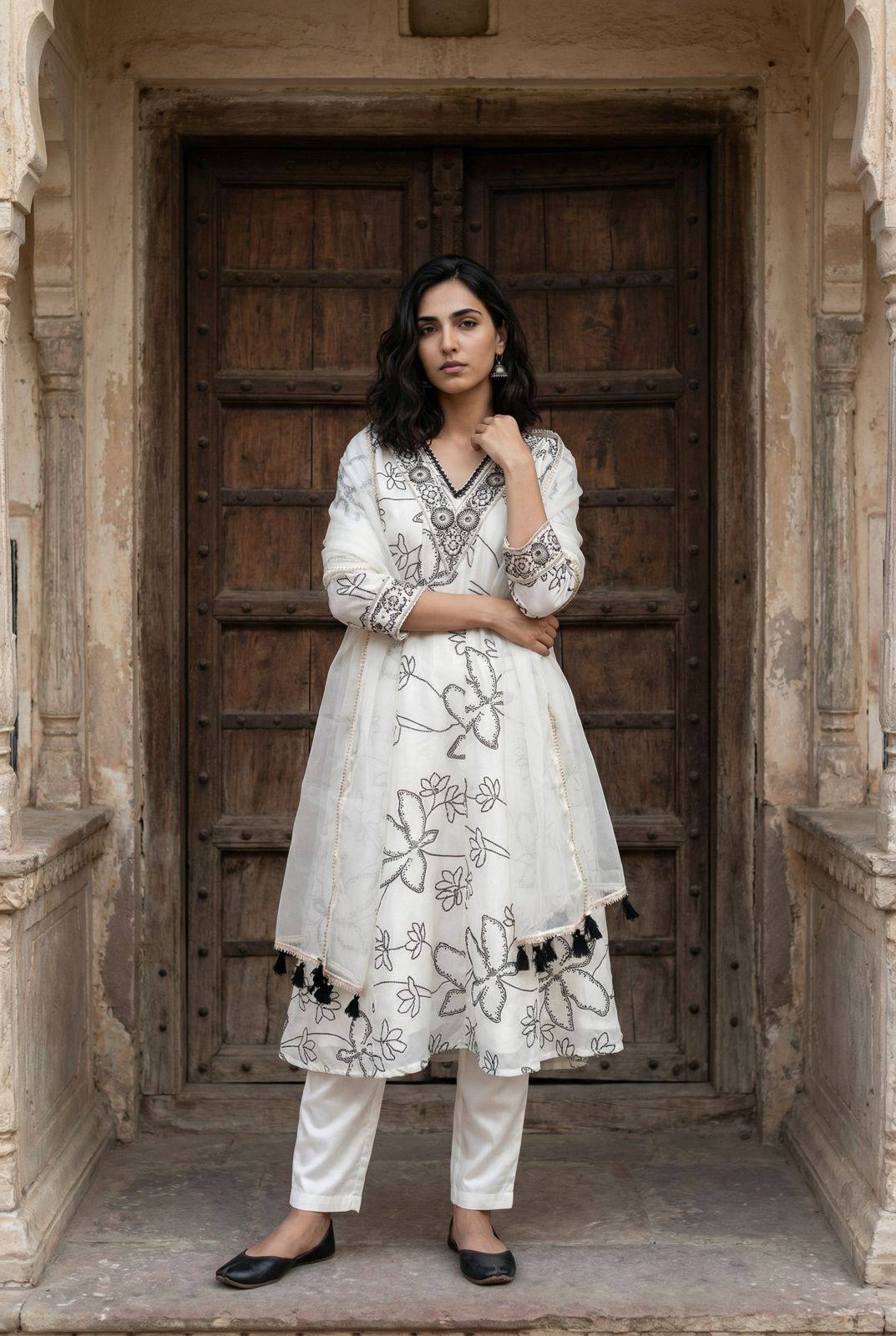 Printed Kurti Pant Set | Comfortable Daily & Casual Wear