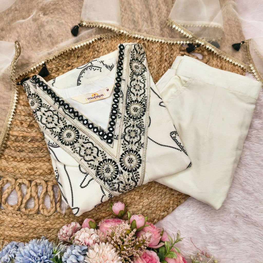 Printed Kurti Pant Set | Comfortable Daily & Casual Wear