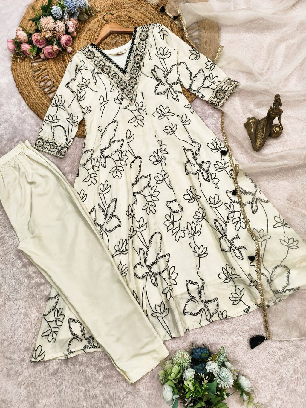 Printed Kurti Pant Set | Comfortable Daily & Casual Wear