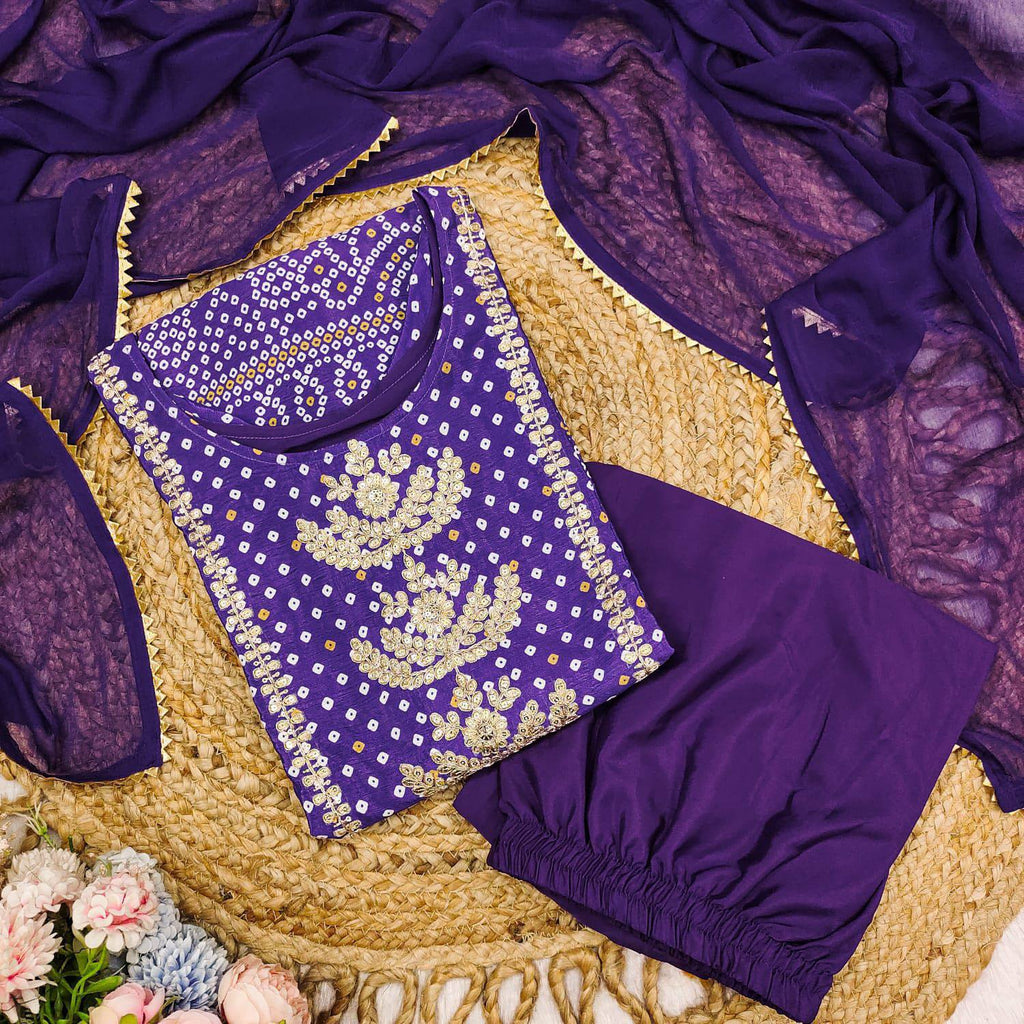 Designer Kurti with Palazzo | Trendy Indo-Western Fusion Wear