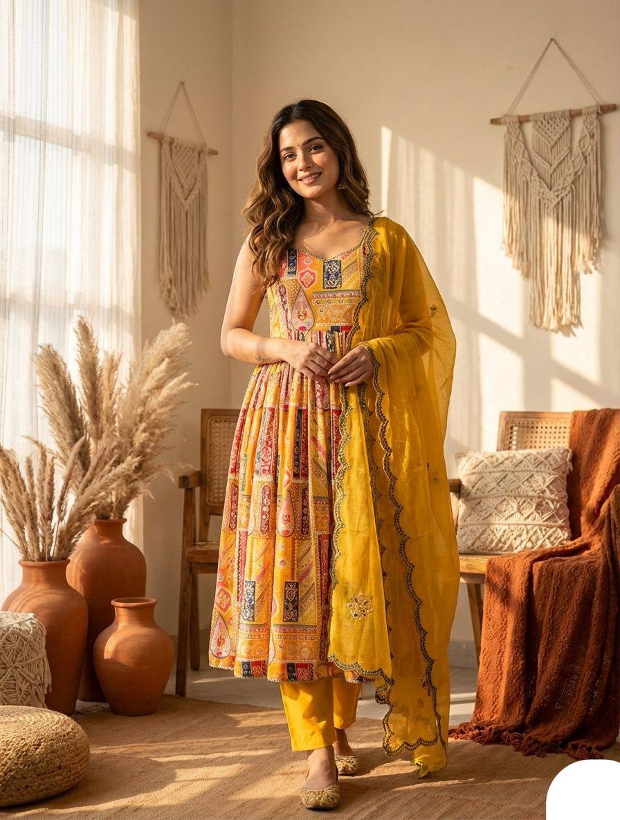Tie Dye Kurti with Pant | Boho Casual Ethnic Fashion Wear