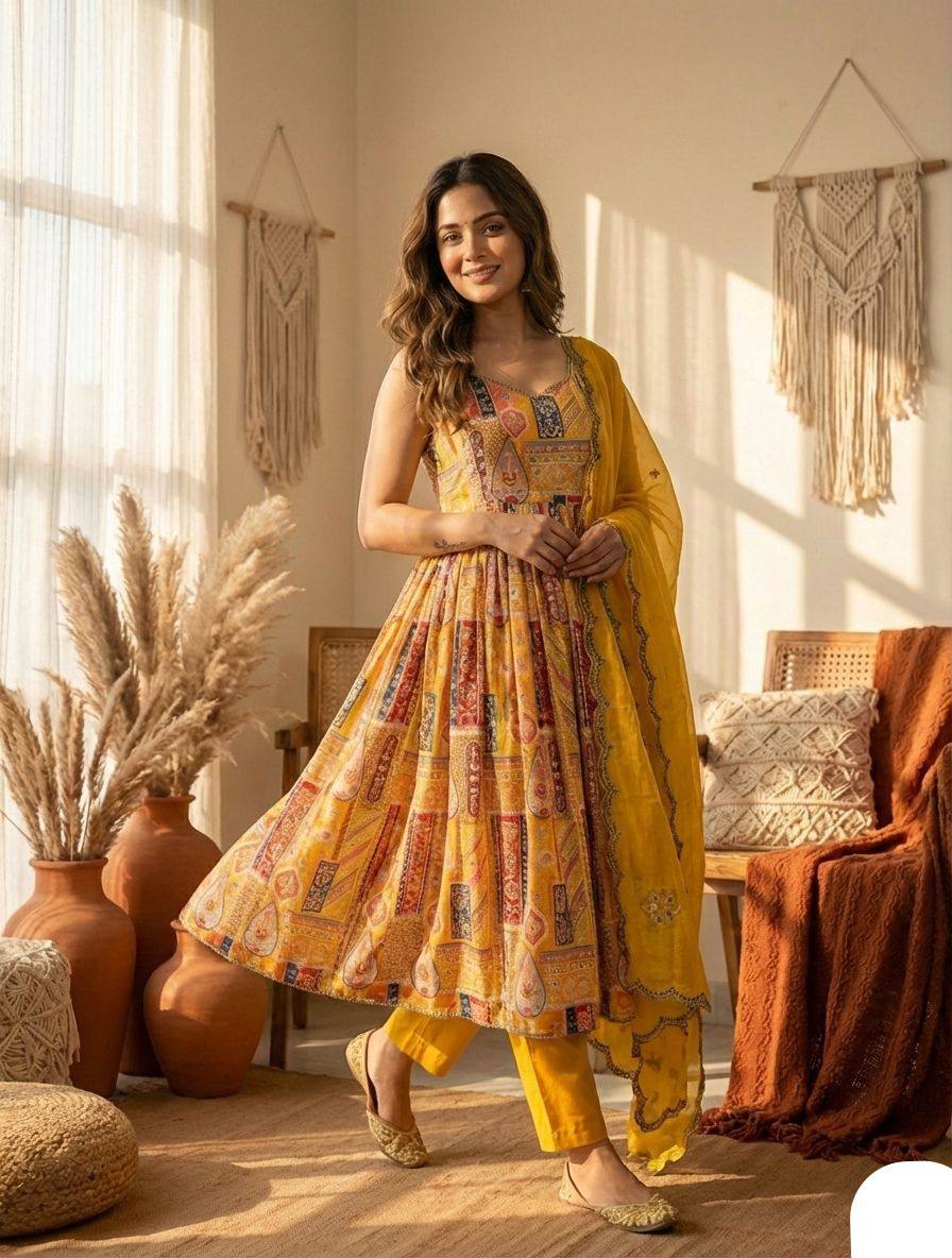 Tie Dye Kurti with Pant | Boho Casual Ethnic Fashion Wear