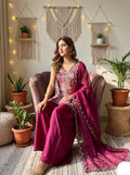 Mirror Work Kurti Pant Set | Gujarati Festive Ethnic Wear